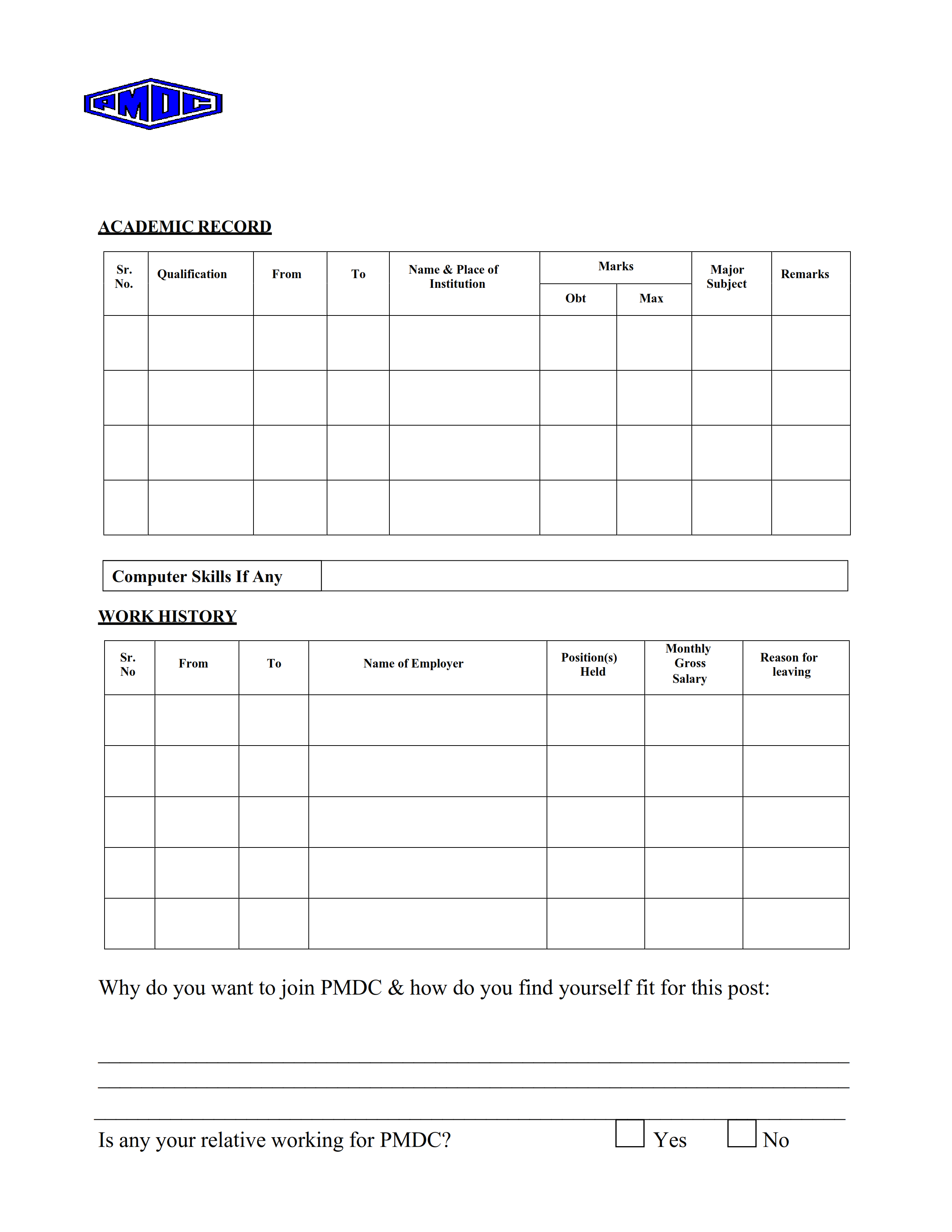Chief Internal Auditor @ Pakistan Mineral Development Corporation (PMDC)