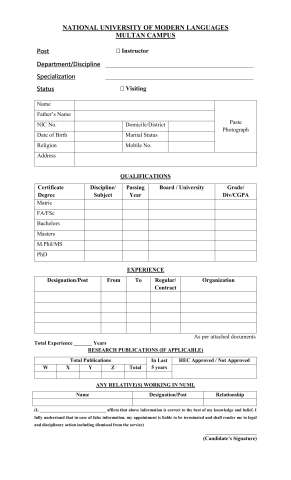 Instructor (Visiting)