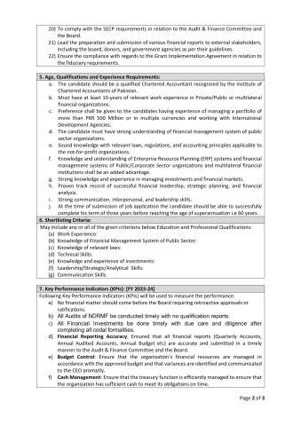 Chief Financial Officer (CFO) @ National Disaster Risk Management Fund (NDRMF)