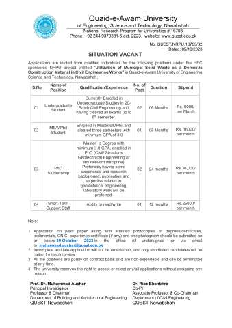 Undergraduate Student