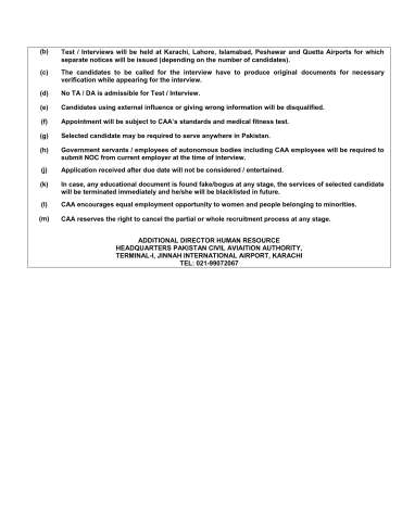 General Services – SG-01 (Cleaner) @ Civil Aviation Authority (CAA)