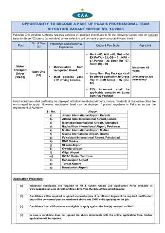 Motor Transport Driver (SG-02) 