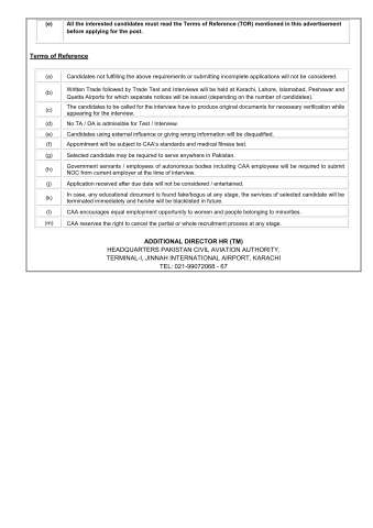 Motor Transport Driver (SG-02)  @ Civil Aviation Authority