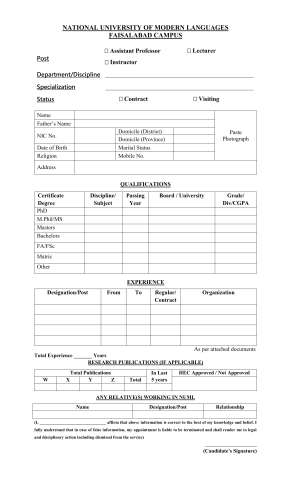 Instructor (Chinese) @ NUML University, Faisalabad Campus