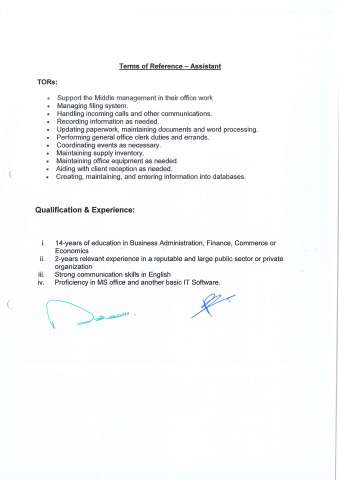 Internal Audit Coordinator @ National Disaster Risk Management Fund (NDRMF)