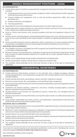 Middle Management Position Legal