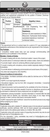 Advisor (Technical / Contracts)