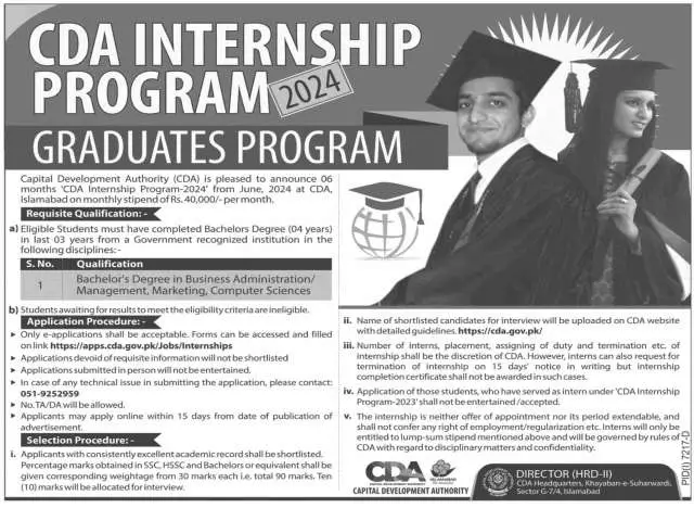 Cda Internship