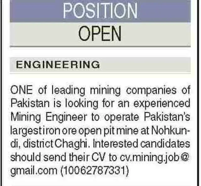 Mining Engineer