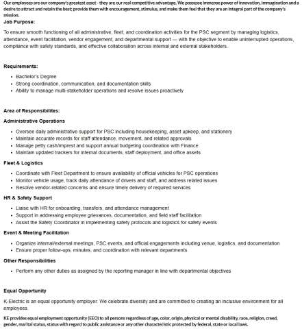 Business Coordinator