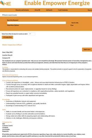 Meter Inspection Officer