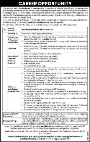 Relationship Officer (OG-III / OG-II)