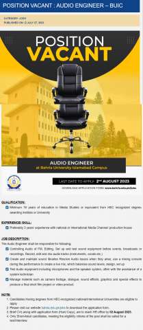 Audio Engineer